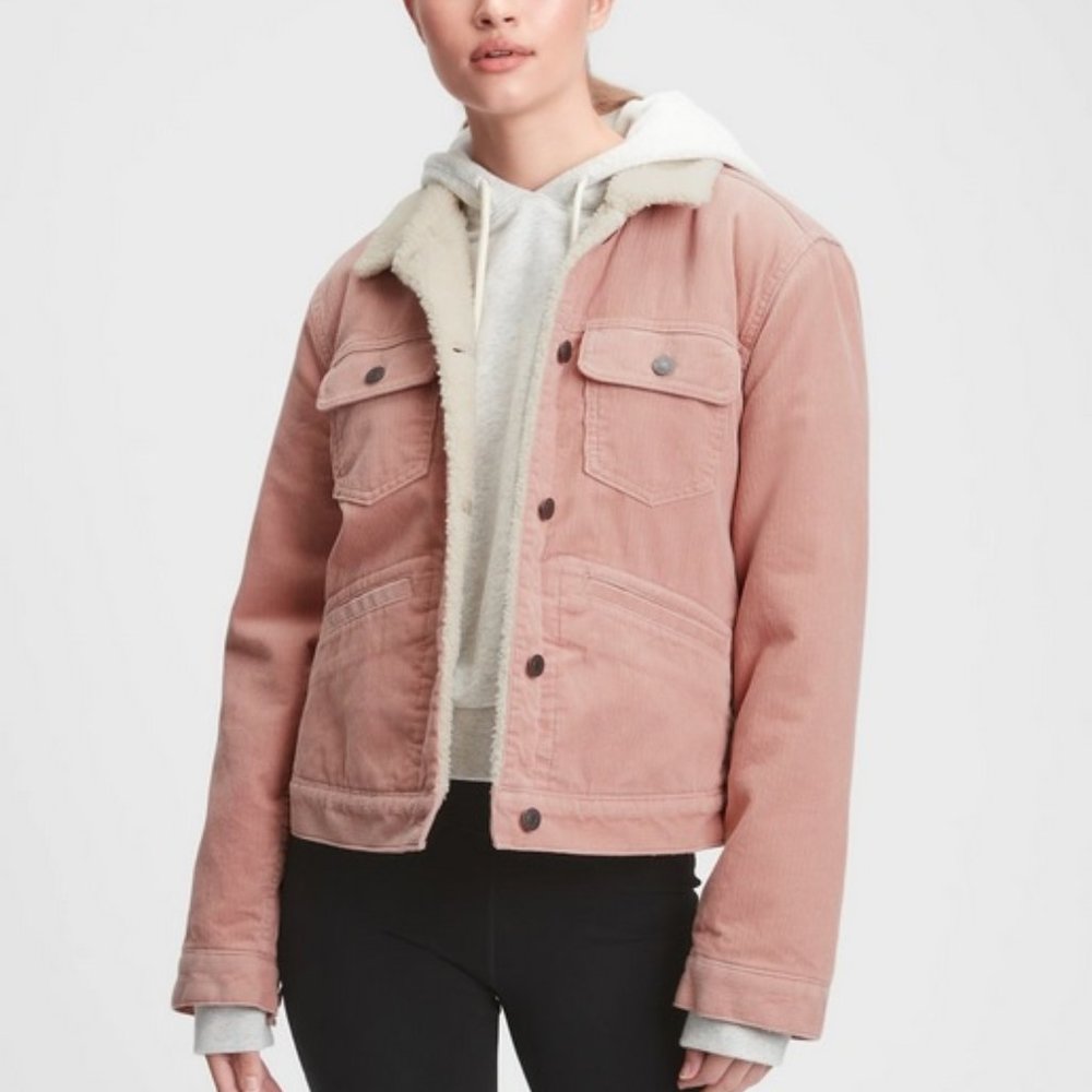 NWT - GAP pink denim jacket size M